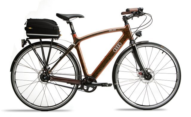 Audi teams up with Renovo to build... hardwood bicycles?!