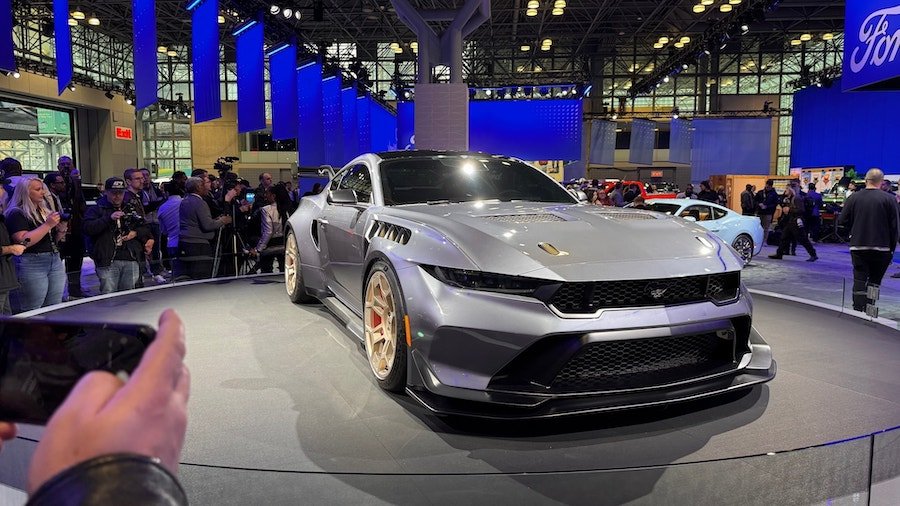 Epic Ford Mustang GTD Arrives in New York Turning More Ankles Than Jalen Brunson