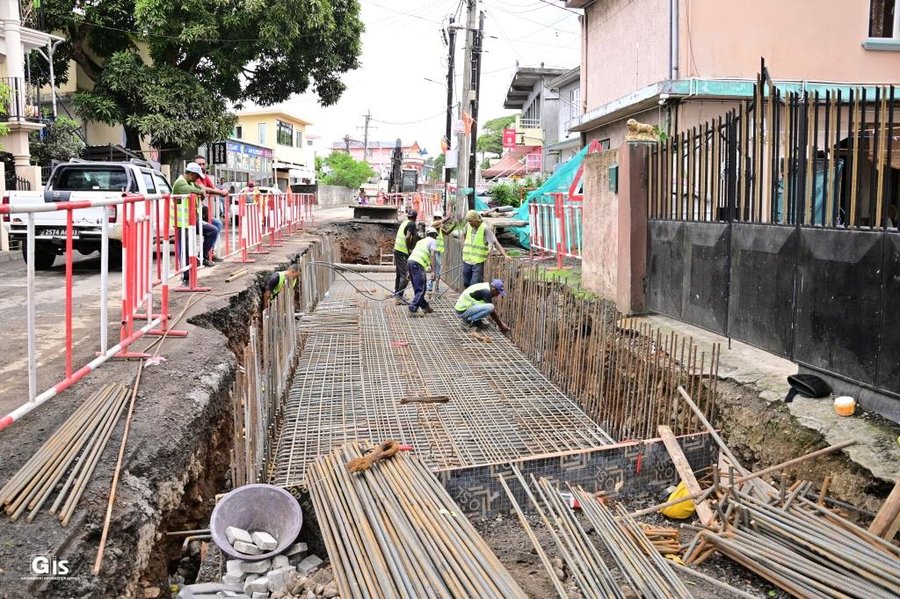 Double chantier à Plaine Magnien : La relocalisation des camions de la WMA et drains en cours