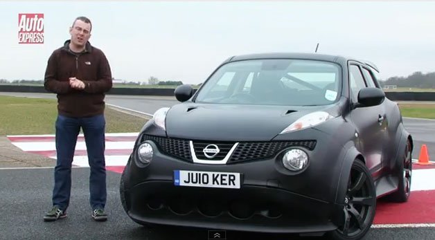 Showdown: Nissan Juke-R Pitted Against GT-R on Track