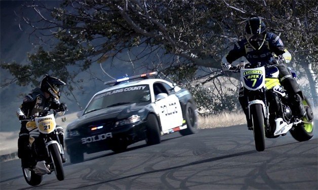 Motorcycle vs. Car Drift Battle 2 Debuts, Someone Called the Cops