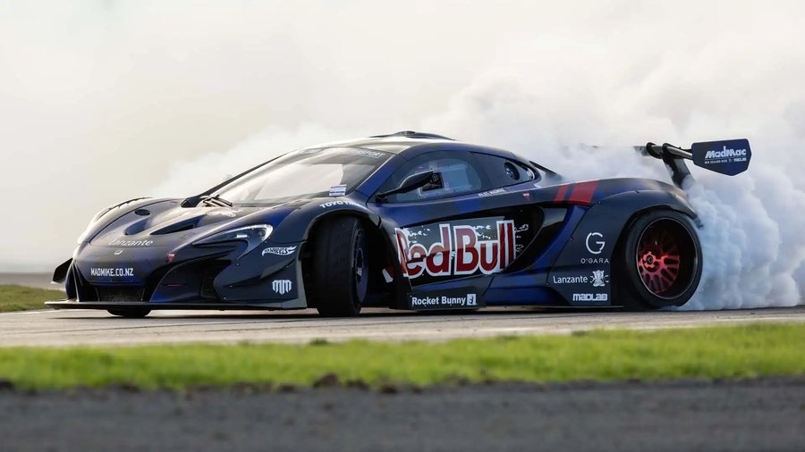 This Rotary-Swapped McLaren P1 GTR Drift Car Is Next-Level Crazy