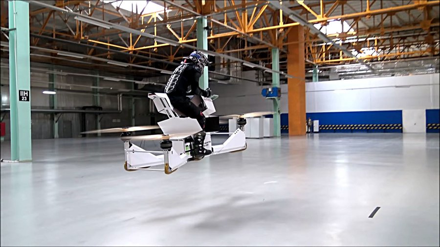 Hoverbike looks like a death trap, still awesome