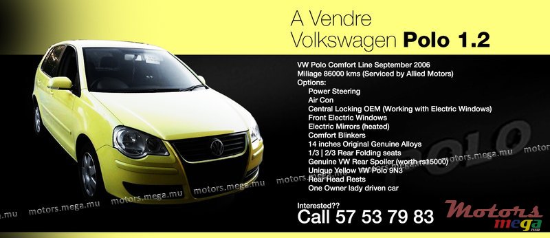 2006' Volkswagen Polo Rear trunk Spoiler photo #1