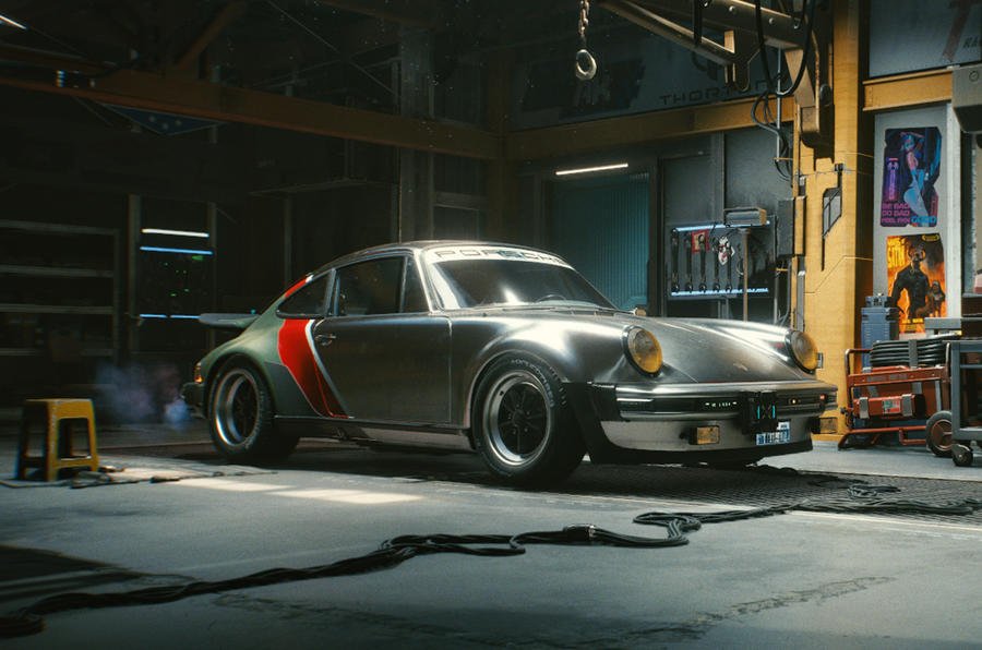 1977 Porsche 911 Turbo reimagined as sci-fi restomod