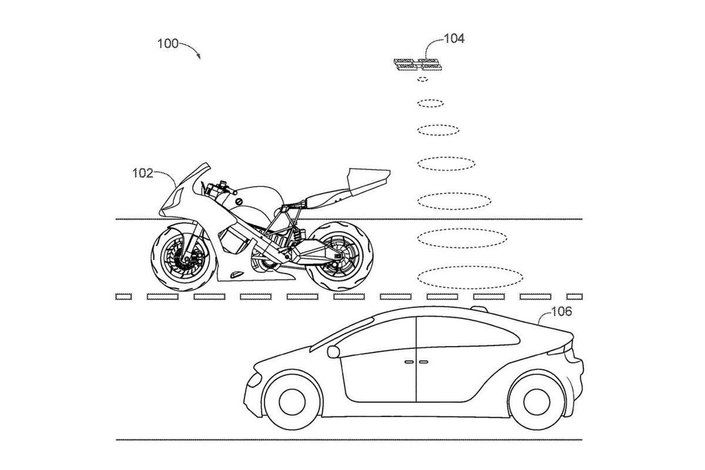 Une moto électrique avec drone intégré, Honda est déjà dans le futur