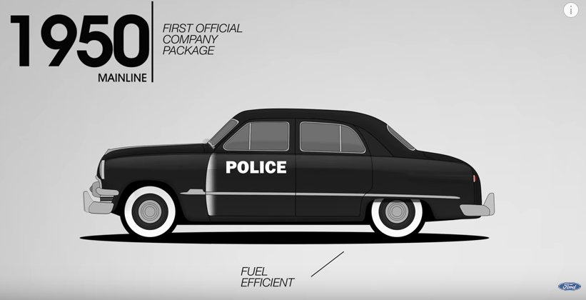 In hot pursuit of history: Watch evolution of Ford's police cars