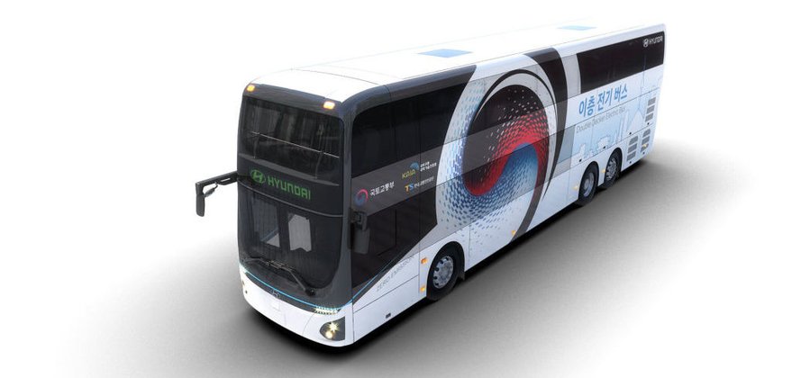Hyundai double-decker bus is all-electric — with a 384 kWh battery pack
