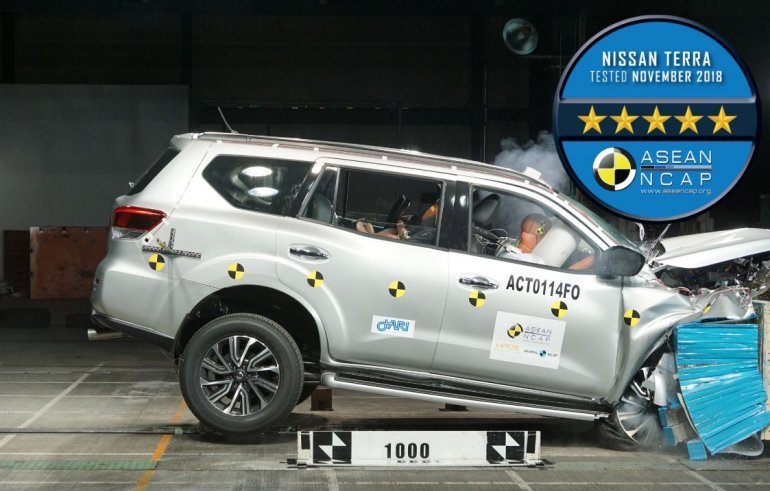 Nissan Terra gets 5-star safety rating from ASEAN NCAP