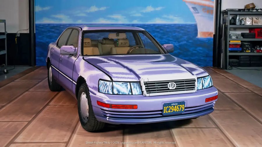 Street Fighter Car from Lexus LS400