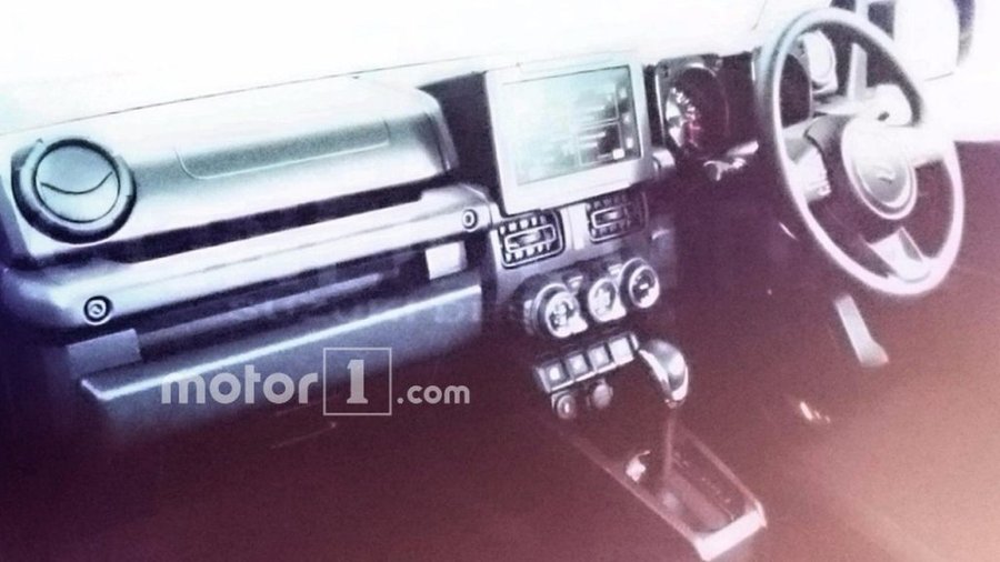 2018 Suzuki Jimny Interior revealed in leaked image