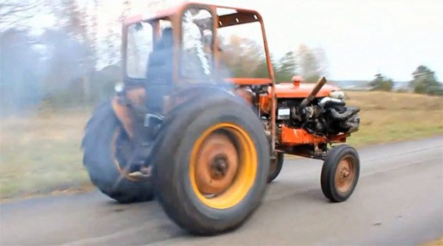Volvo-Powered Tractor is Just the Thing for Roostertails