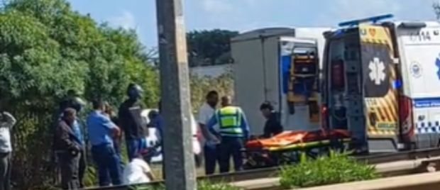 Accident sur la M3: Une motocycliste sérieusement blessée