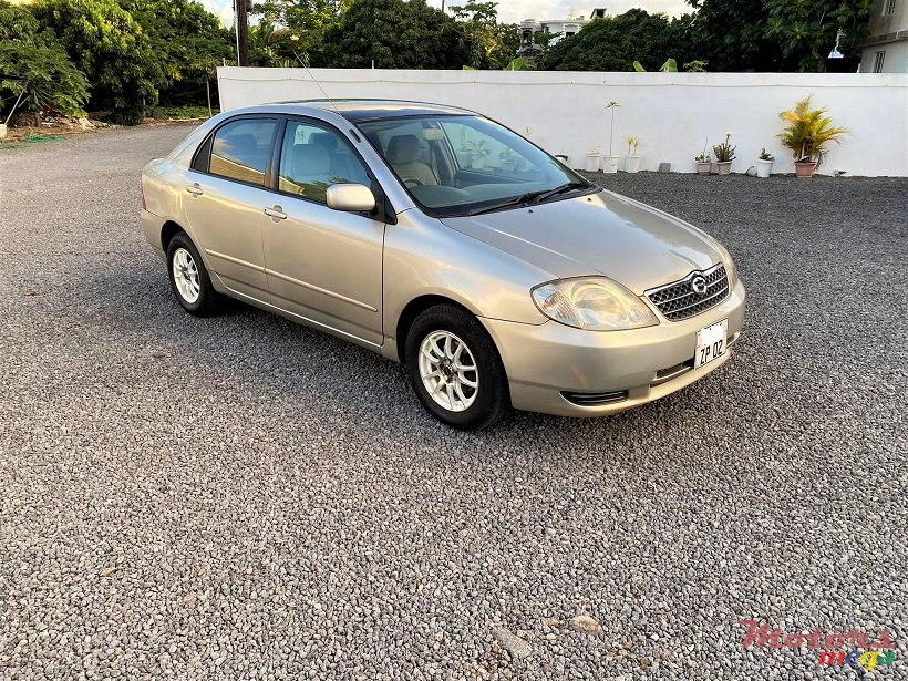 2002' Toyota Corolla NZE Manual 1.5L JAPAN photo #2