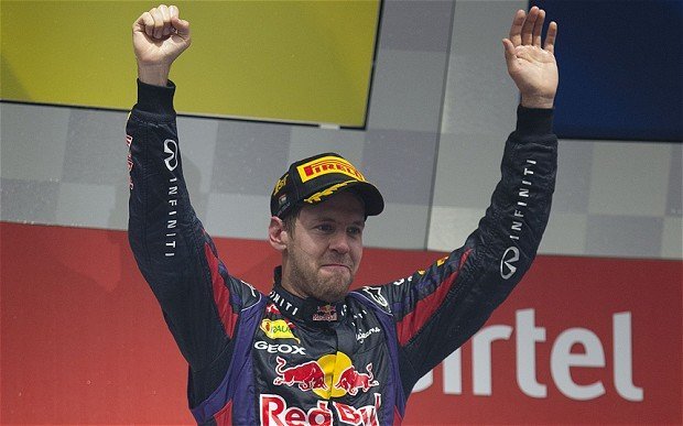 Sebastian Vettel Wins the Formula 1 World Drivers' Championship for the Fourth Time at Indian Grand Prix