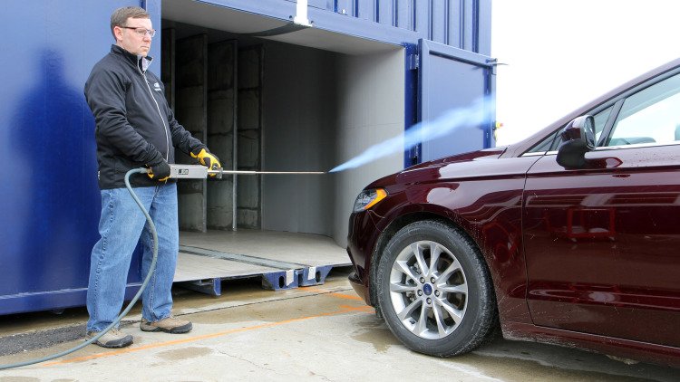 Ford Built A Mobile Wind Tunnel From Shipping Containers