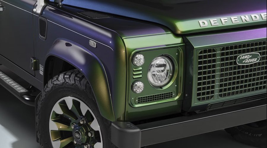 Color-Shifting Land Rover Defender Looks Like The Joker's New SUV