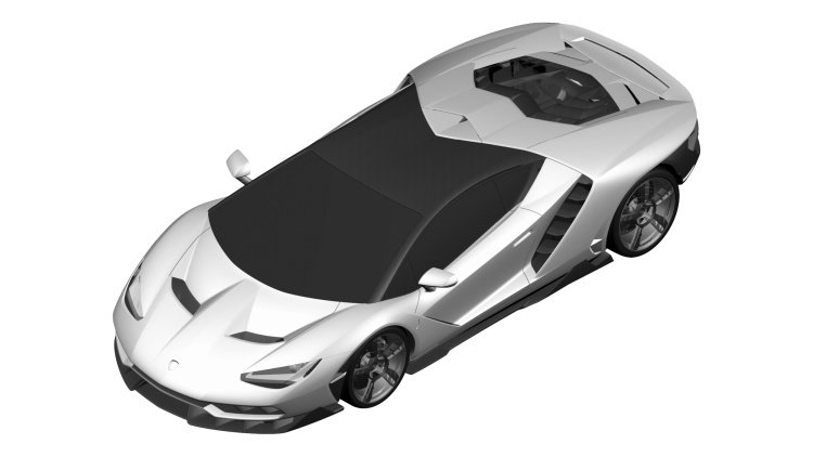 Lamborghini Centenario Possibly Revealed in Patent Photos