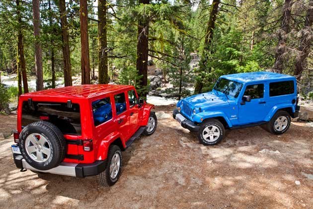 Jeep Wrangler's body-color roof option taking off