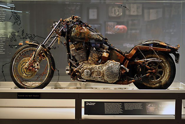 Harley-Davidson Museum Opens Tsunami Motorcycle Exhibit