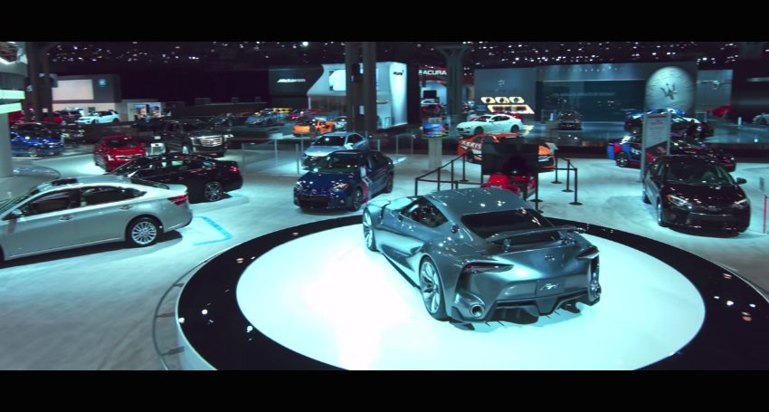 Experience the New York Auto Show by Drone