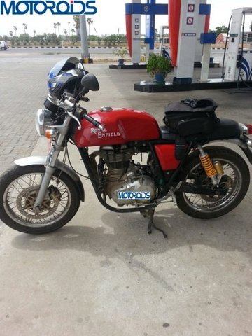 Royal Enfield Continental GT Cafe Racer Spotted Again