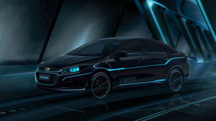 Chevy Cruze Gets The Tron Treatment In Beijing