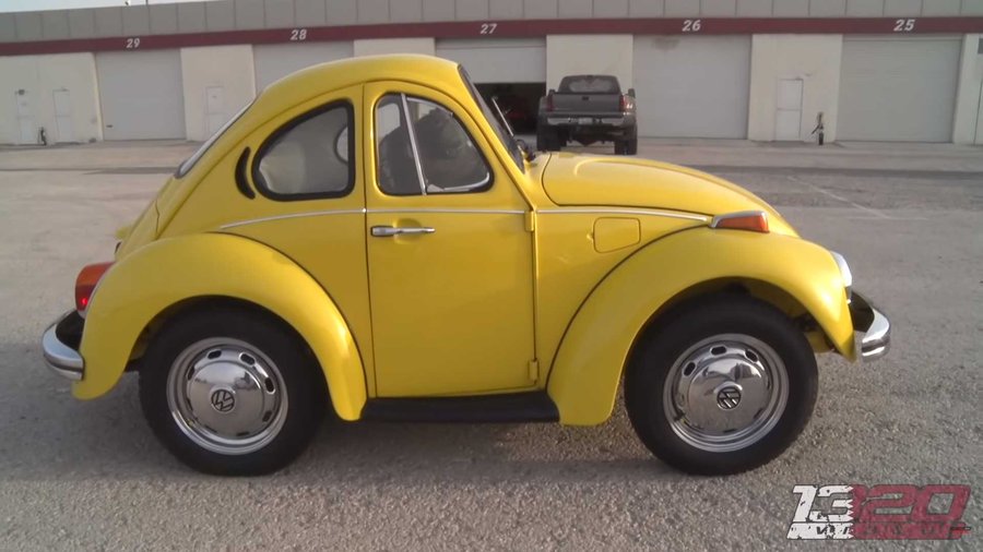 Shortened VW Beetle Looks Photoshopped, But It's The Real Deal