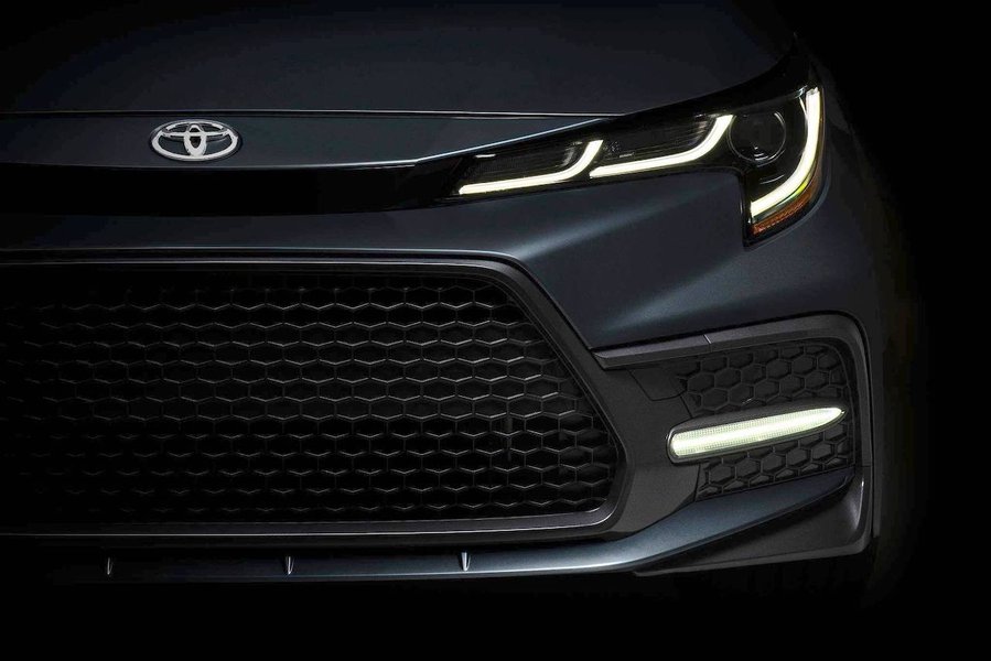 Here's the first look at the front of the 2020 Toyota Corolla Altis