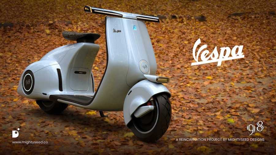 Electric Vespa Concept Means Business, Will Sting You If Pushed