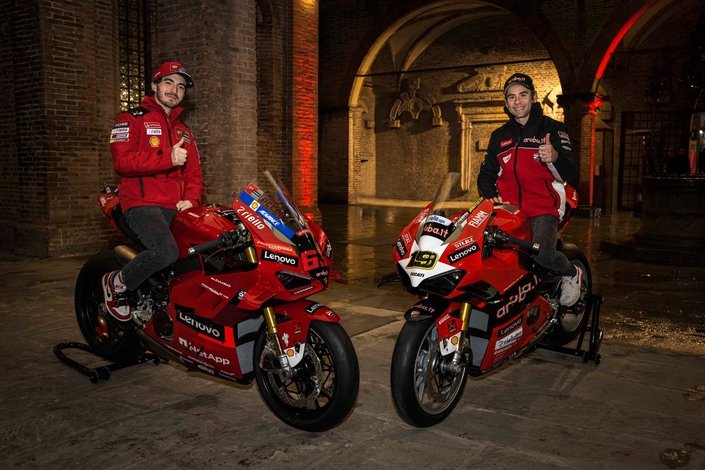Ducati célèbre ses titres MotoGP et Superbike