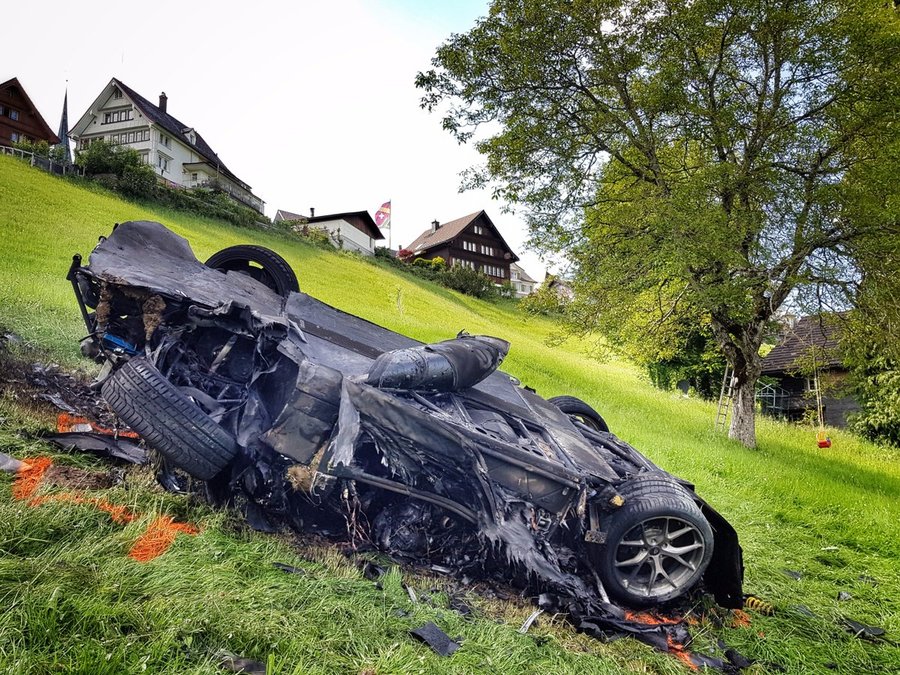 Rimac Says Supercar Flew Over 300 Yards During Hammond Crash