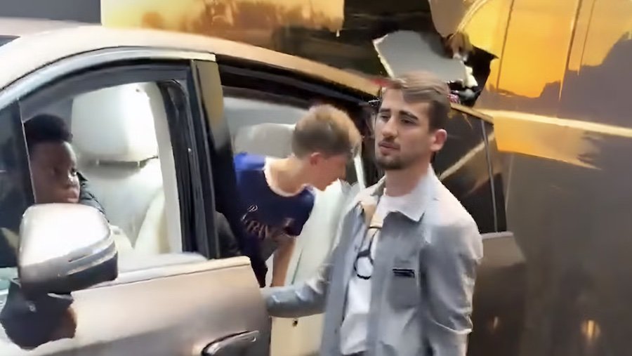 Kid Reportedly Reverses Mercedes Luxury EV Into Wall at Paris Auto Show