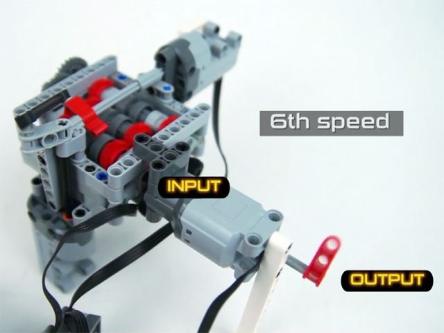 This Guy Made a Six-Speed Manual Transmission Out of Legos
