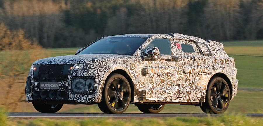 Range Rover Velar EV testing