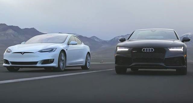Tesla Model S P100D And Audi RS7 Comparo Puts Up Supercar Numbers