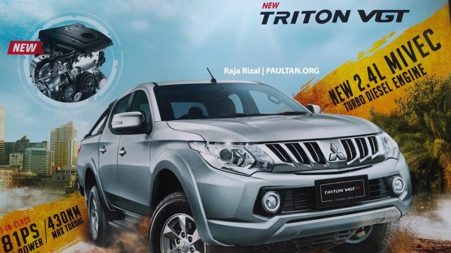 2016 Mitsubishi Triton’s brochure, Malaysia