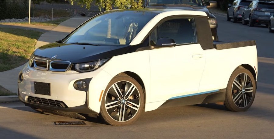 Someone Turned a BMW i3 Into a Pickup for Under $10,000