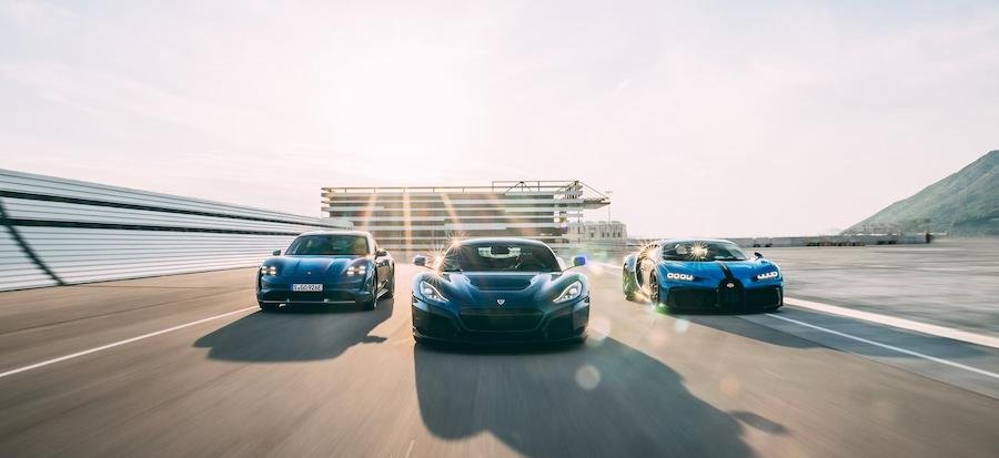 Rimac et Porsche ont créé une co-entreprise pour gérer l'avenir de Bugatti