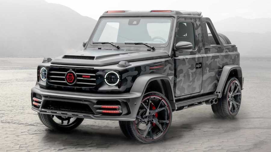 Mansory Makes A Pickup Version Of Star Trooper Mercedes-AMG G63