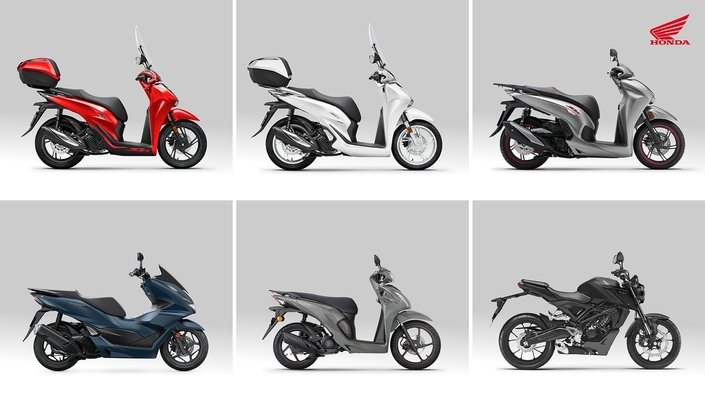 Des nouveaux coloris pour les modèles urbains de la gamme Honda 2023