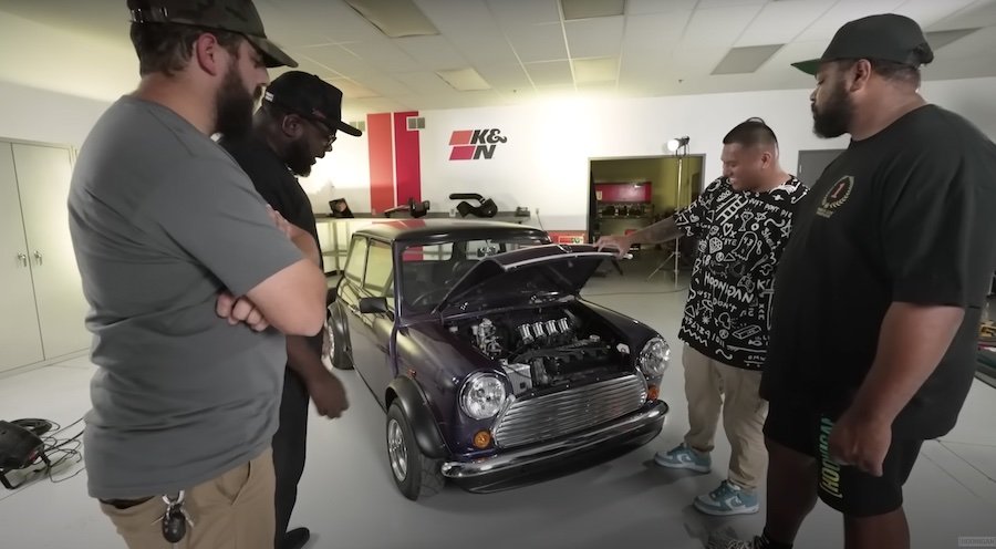 Classic Mini Cooper With Honda Engine Swap Sounds Sweet On The Dyno