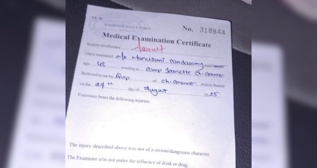 Chemin Grenier: Un père de famille dénonce une agression sauvage par deux policiers