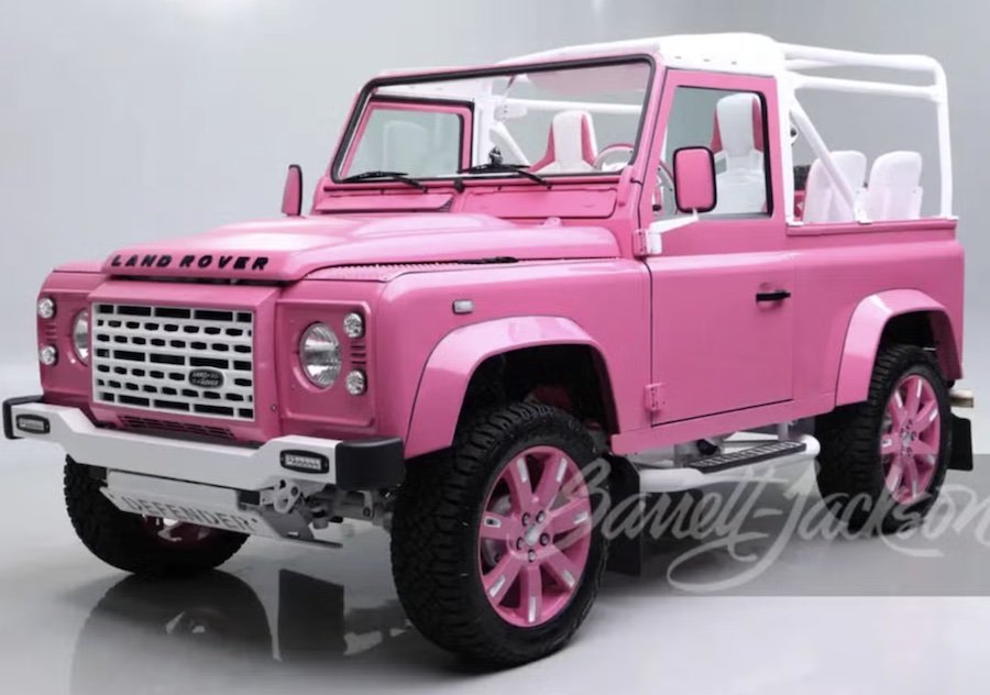 This Hot Pink Barbie Defender 90 Is Heading to Auction With No Reserve