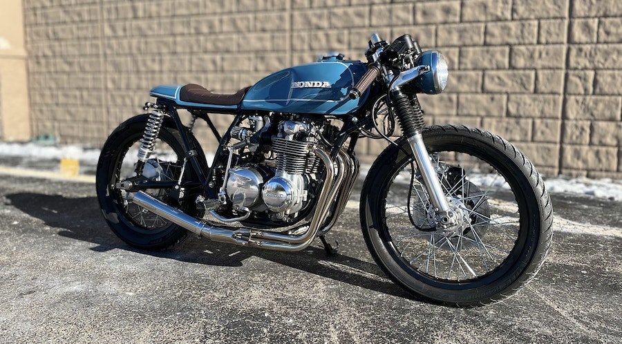 This Handsome Honda CB550 Cafe Racer Is a Budget-Minded Custom Full of UJM Flair