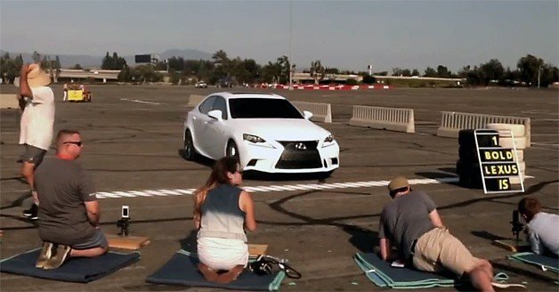 Lexus IS commercial made with Instagram photos