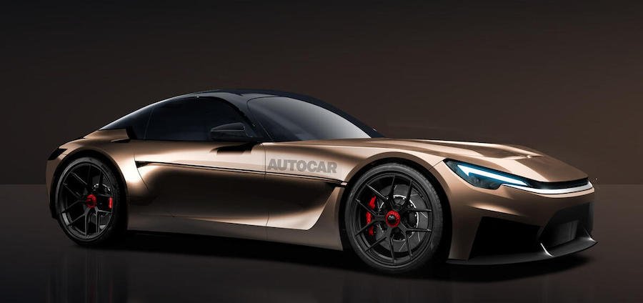 Toyota GR GT render by Autocar