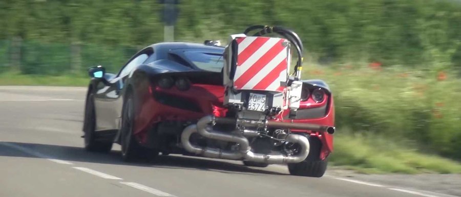 What Is On The Back Of This Ferrari F8 Tributo?