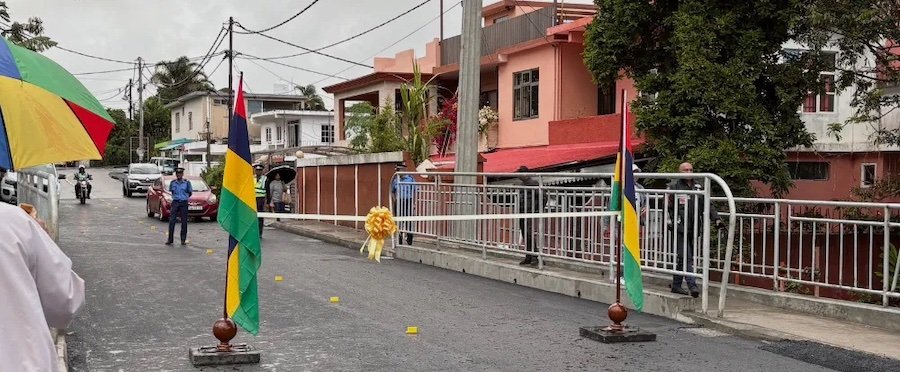 VACOAS, Après cinq mois de travaux : Le pont Takamaka prêt