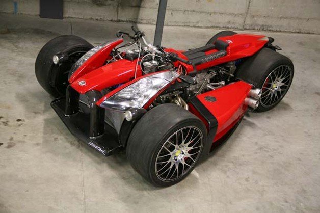 This is a 250-Horsepower, Ferrari-Powered Quad